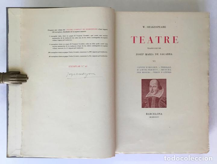 Libros antiguos: TEATRE. - SHAKESPEARE, William. - Foto 14
