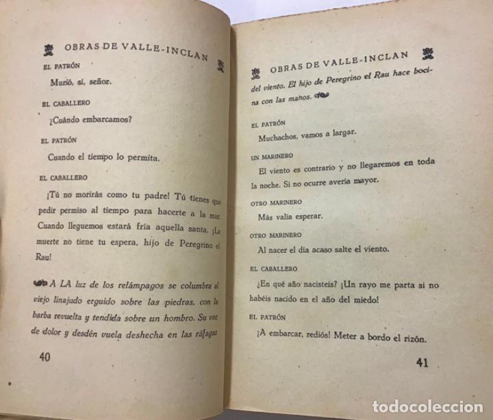 Libros antiguos: VALLE INCL&Aacute;N, Ramon del. ROMANCE DE LOBOS. COMEDIA B&Aacute;RBARA. - Foto 4