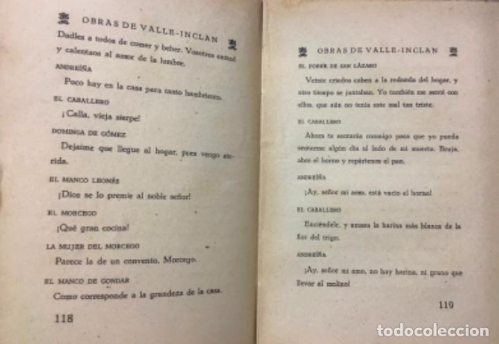 Libros antiguos: VALLE INCL&Aacute;N, Ramon del. ROMANCE DE LOBOS. COMEDIA B&Aacute;RBARA. - Foto 5