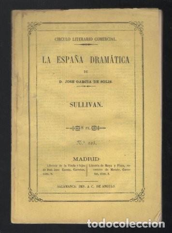 Libros antiguos: MELESVILLE:  SULLIVAN. 1872. La Espa&ntilde;a Dram&aacute;tica n&ordm; 203 - Foto 1