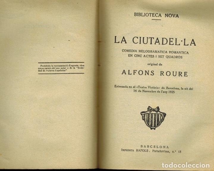 Libros antiguos: LA CIUTADEL-LA - Foto 1
