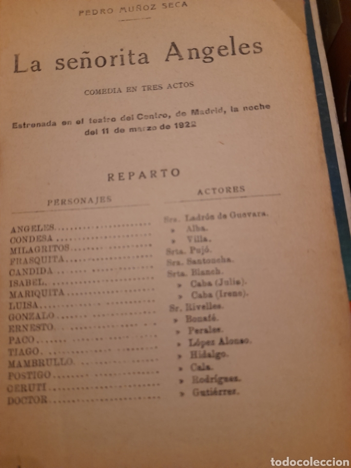 Libros antiguos: COMEDIAS ,de Pedro Mu&ntilde;oz Seca - Foto 3