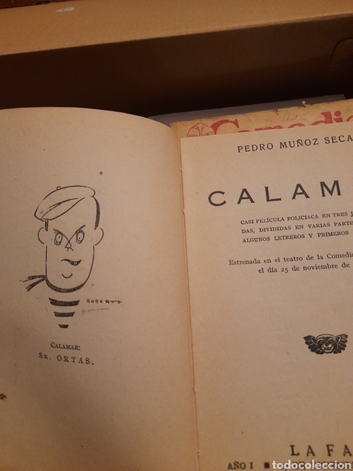Libros antiguos: Calamar de Pedro Mu&ntilde;oz Seca de 1927 - Foto 3