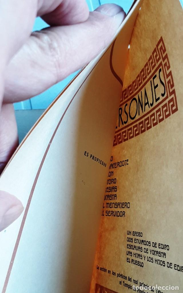 Libros antiguos: EDIPO REY, TRAGEDIA DE SOFOCLES - Foto 3