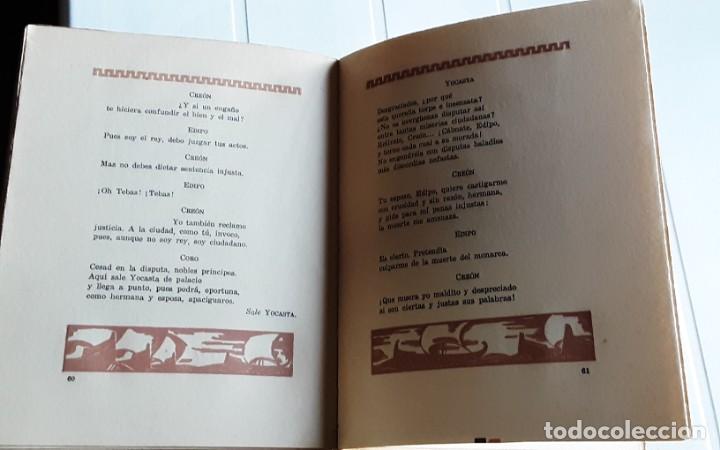 Libros antiguos: EDIPO REY, TRAGEDIA DE SOFOCLES - Foto 7