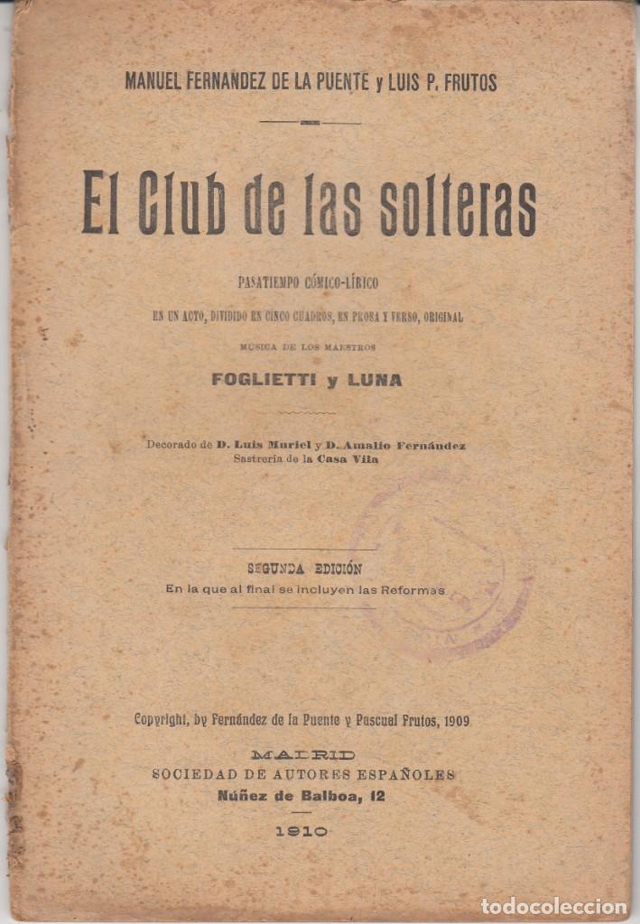 el club de las solteras de manuel fernandez de - Compra venta en  todocoleccion