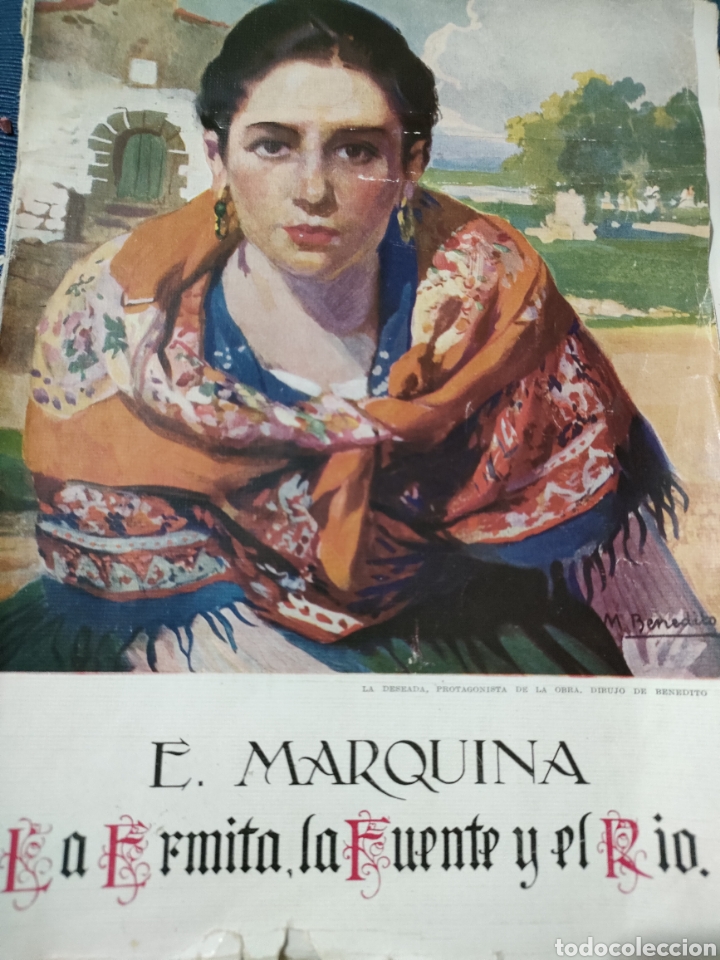 Livros antigos: La ermita la fuente y el r&iacute;o Eduardo Marquina Madrid 1927 Drama en verso