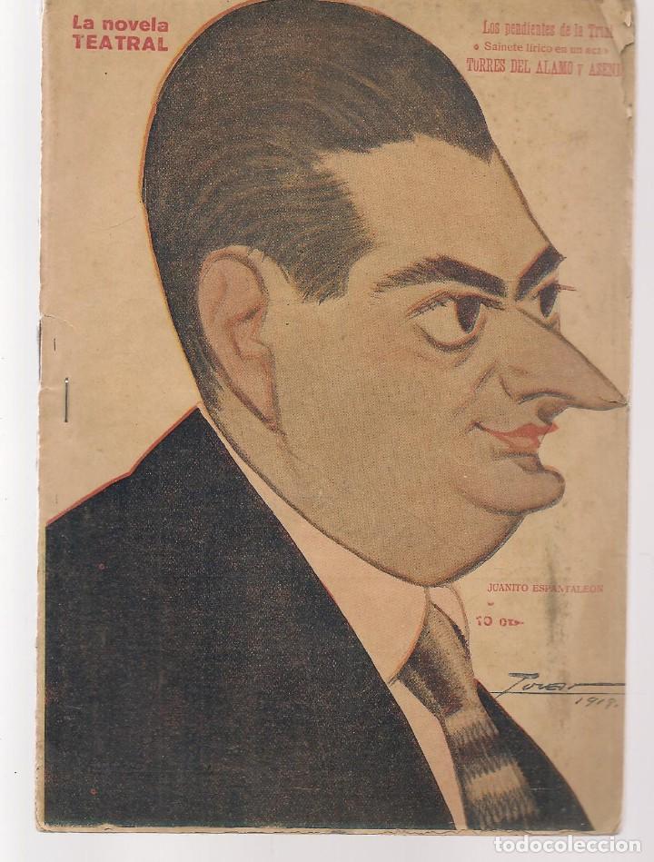 Libros antiguos: LA NOVELA TEATRAL. N&ordm; 161. LOS PENDIENTES DE LA TRINI. TORRES DE &Aacute;LAMO Y ASENJO. ENERO, 1920.(P/C8)