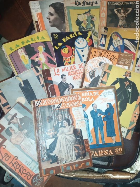Livros antigos: LOTE 14 LIBRILLOS LA FARSA IRENE LA NI&Ntilde;A DE LA BOLA MALDITA SEA MI CARA LA MUJER DE AQUELLA NOCHE