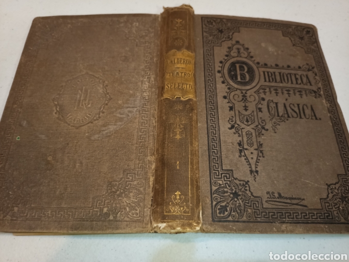 Libros antiguos: Teatro selecto de Calder&oacute;n de la barca - Foto 4