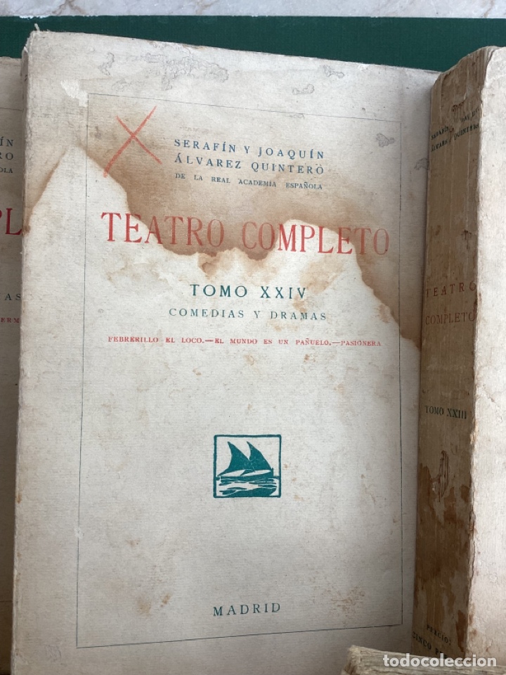 Libros antiguos: Teatro &Aacute;lvarez Quintero - Foto 7
