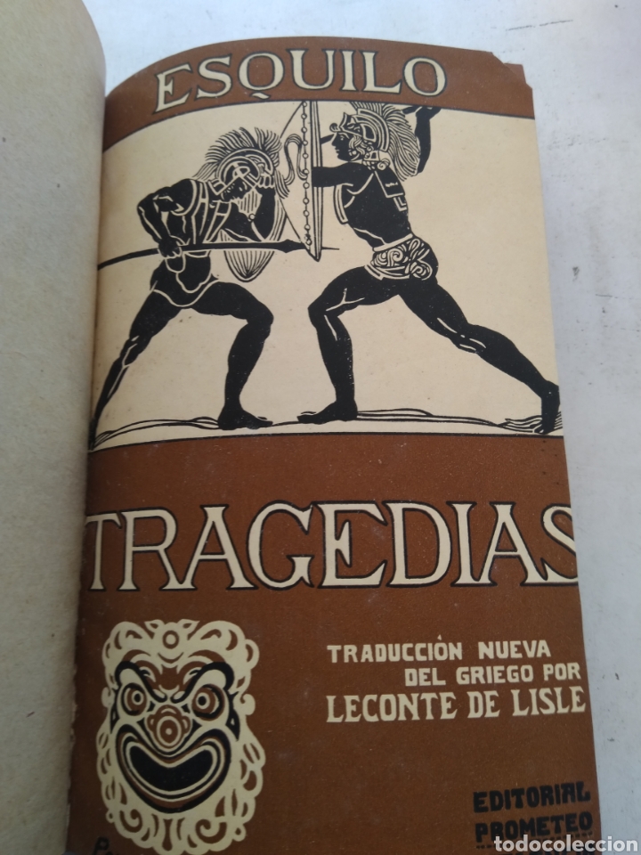 Libros antiguos: TRAGEDIAS/ESQUILO/ EDITORIAL PROMETEO 1920 - Foto 2