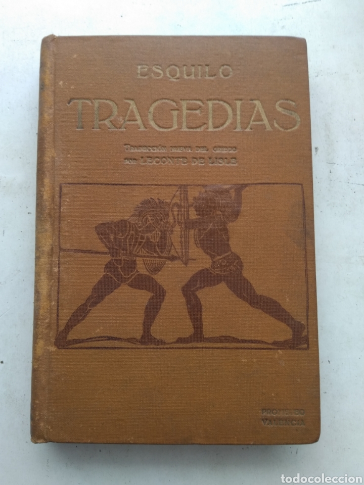Libros antiguos: TRAGEDIAS/ESQUILO/ EDITORIAL PROMETEO 1920 - Foto 1