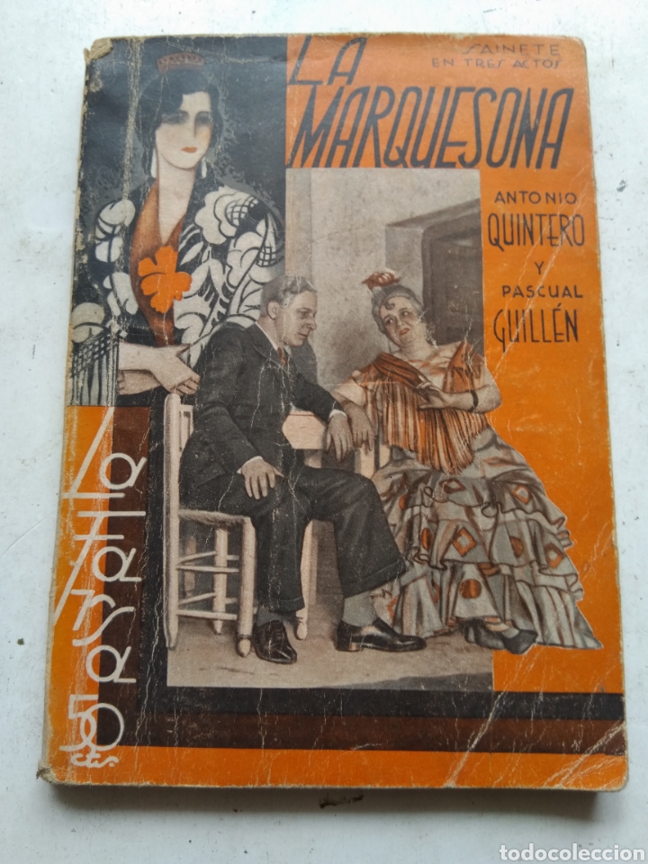 Libros antiguos: LA MARQUESONA/ANTONIO QUINTERO - Foto 1