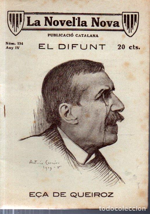 Libros antiguos: E&Ccedil;A DE QUEIROZ : EL DIFUNT (NOVEL.LA NOVA, 1920) CATAL&Agrave; - Foto 1