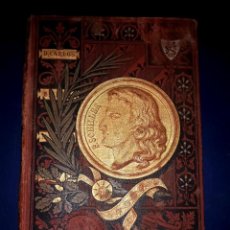 Libros antiguos: LA NOVIA DE MESINA - WALLENSTEIN ( DRAMAS DE C. A. SCHILLER , CON MUCHOS GRABADOS) BARCELONA 1886. Lote 337771568