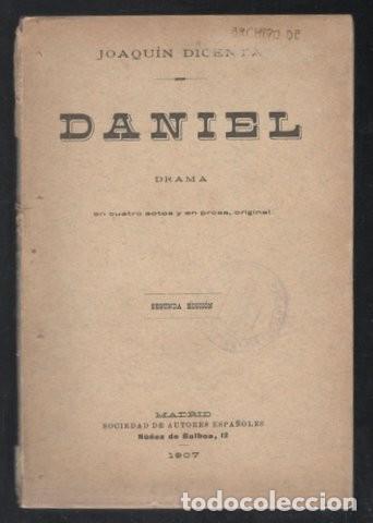 Libros antiguos: DICENTA, JOAQU&Iacute;N: DANIEL. 1907. - Foto 1