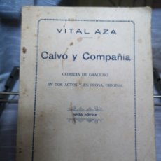 Libros antiguos: LIBRO CALVO Y COMPAÑÍA DE VITAL AZA 1923. Lote 344989653