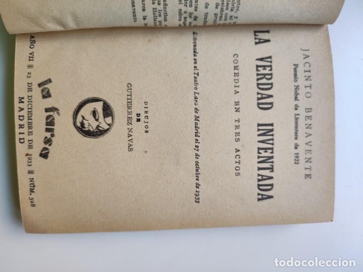 Libros antiguos: Comedias. Benavente. - Foto 4
