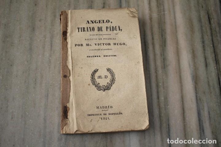 Antiquarische B&uuml;cher: 5 OBRAS TEATRO A&Ntilde;OS 1838 A 1842 VER T&Iacute;TULOS EN EL INTERIOR ANGELO TIRANO DE PADUA 1841