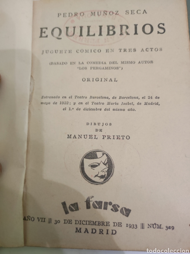 Libros antiguos: Libros de teatro a&ntilde;os 30 - Foto 6