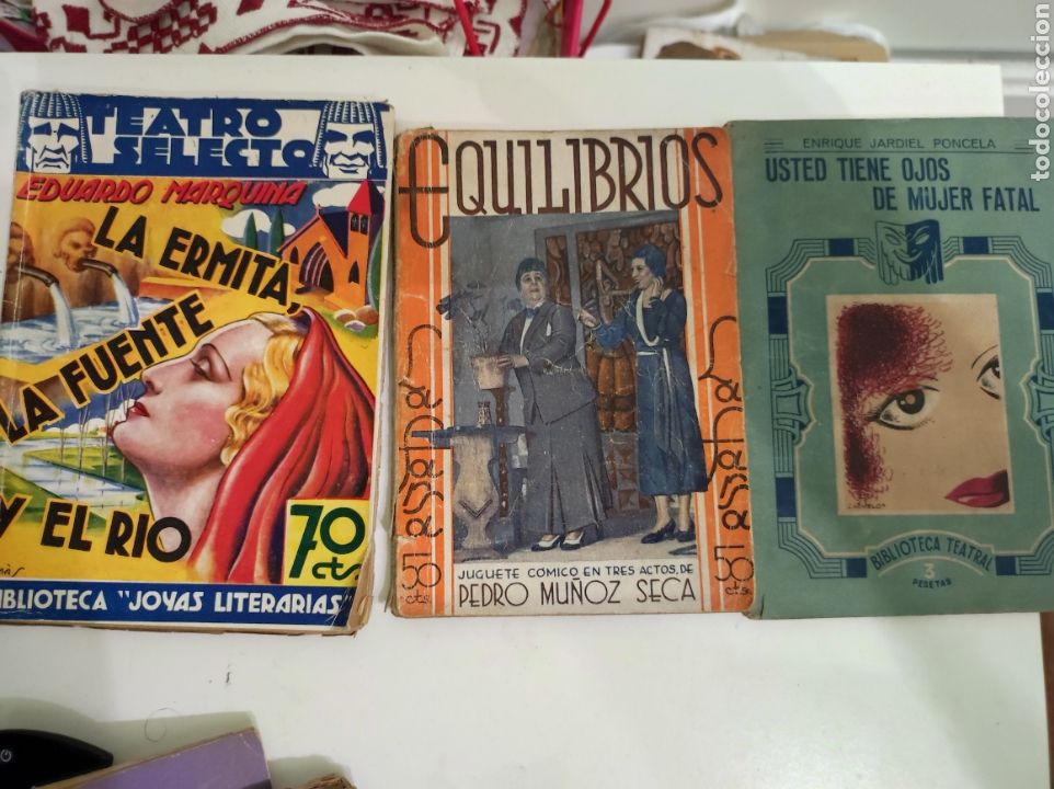 Old books: Libros de teatro a&ntilde;os 30