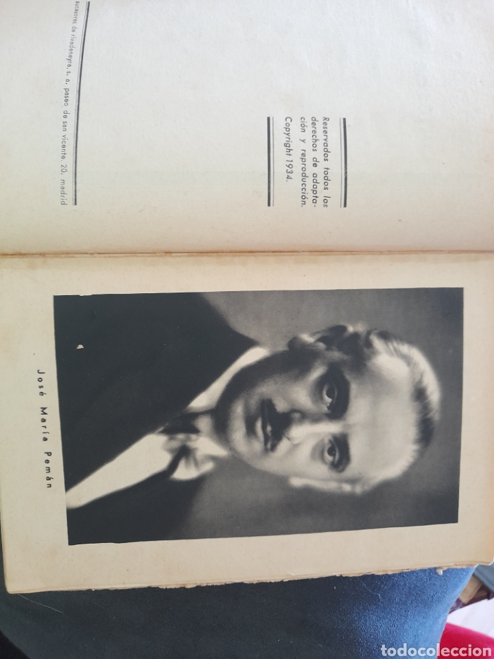 Libros antiguos: Cuando las cortes de C&aacute;diz. Jos&eacute; Maria Pem&aacute;n - Foto 3