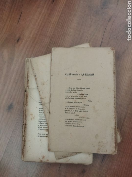 Libros antiguos: El gavil&aacute;n y la paloma - Foto 3
