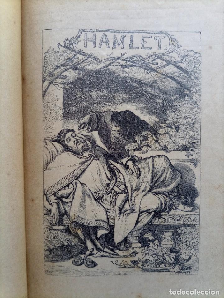 Libros antiguos: Shakespeare Hamlet El Rey Lear Cimbelina - Foto 5