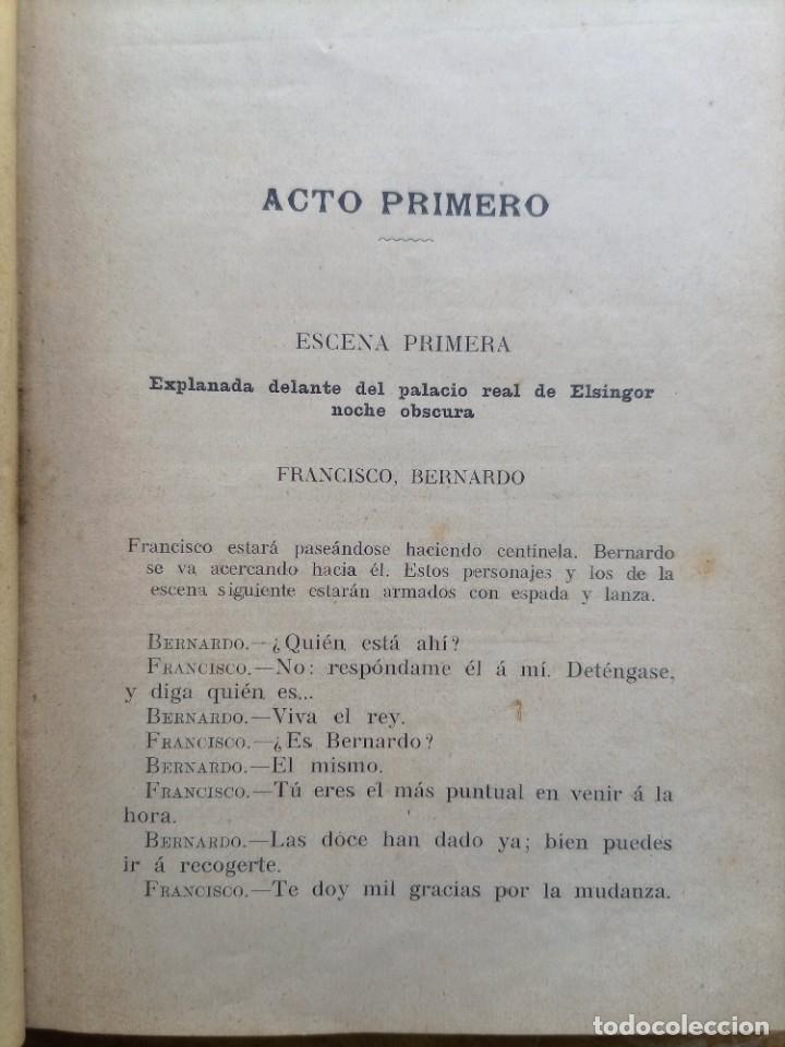 Libros antiguos: Shakespeare Hamlet El Rey Lear Cimbelina - Foto 7