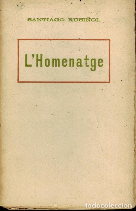 Libros antiguos: L&acute; HOMENATGE - Foto 1