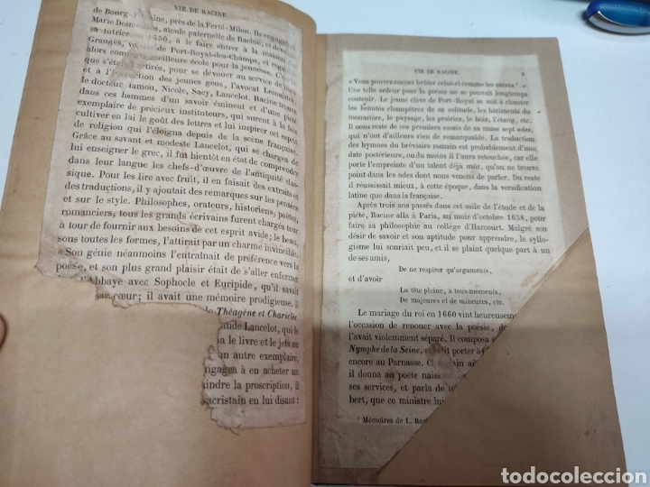 Libros antiguos: Jean Racine Britannicus - Foto 5
