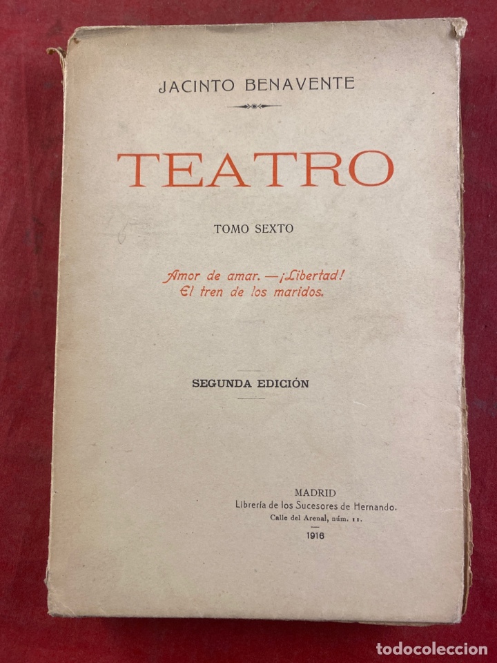 Libros antiguos: JACINTO BENAVENTE - Foto 1
