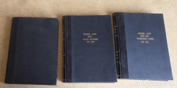 Libros antiguos: 3 libros PRIMER ACTO 1969 - 1971 - Foto 4