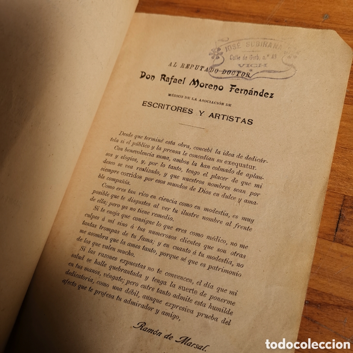 Libros antiguos: Librito de Teatro Los Corridos de 1911, Ram&oacute;n de Marsal - Foto 5