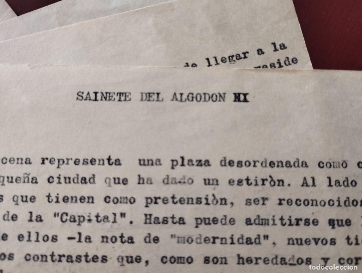Libros antiguos: Sainete del Algodon - Foto 1