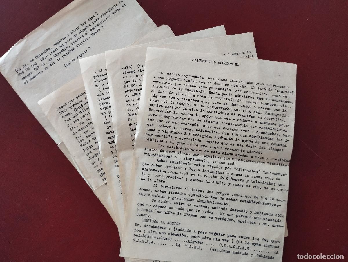 Libros antiguos: Sainete del Algodon - Foto 2