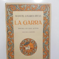Libros antiguos: LA GARRA. MANUEL LINARES RIVAS. HISPANIA, 1915. TAPA DURA. Lote 370517221