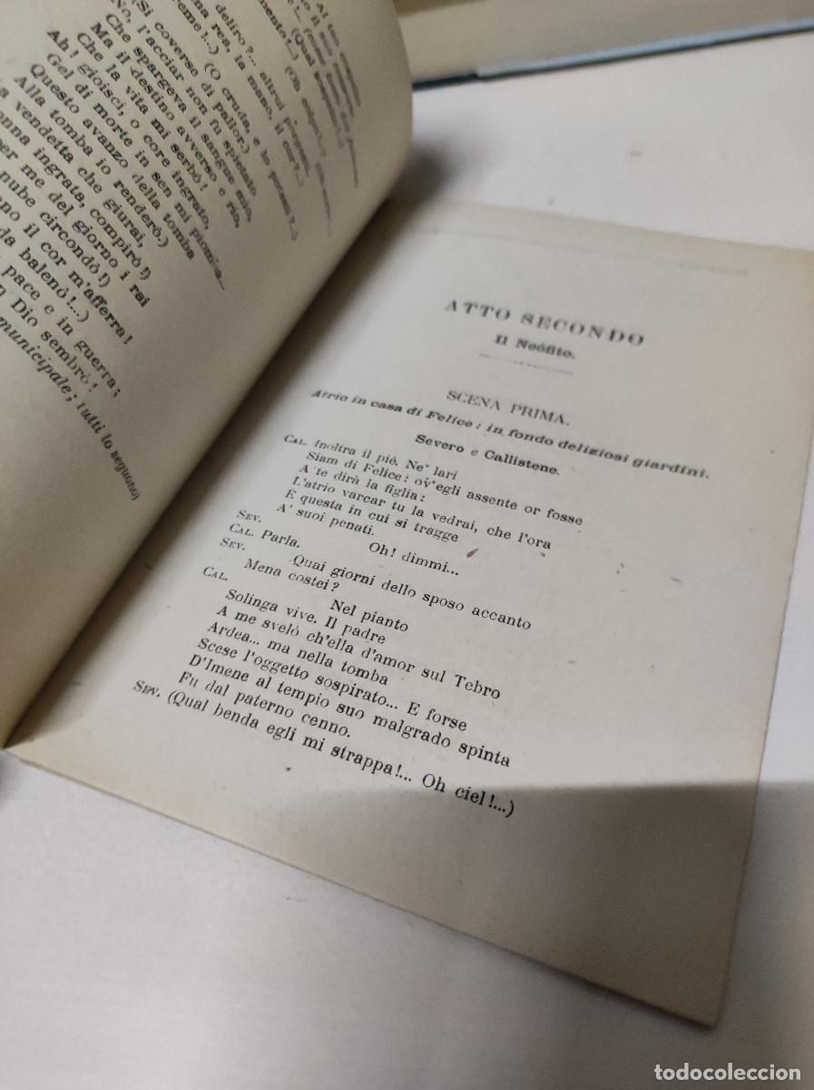 Libros antiguos: POLIUTO DONIZETTI - Foto 3