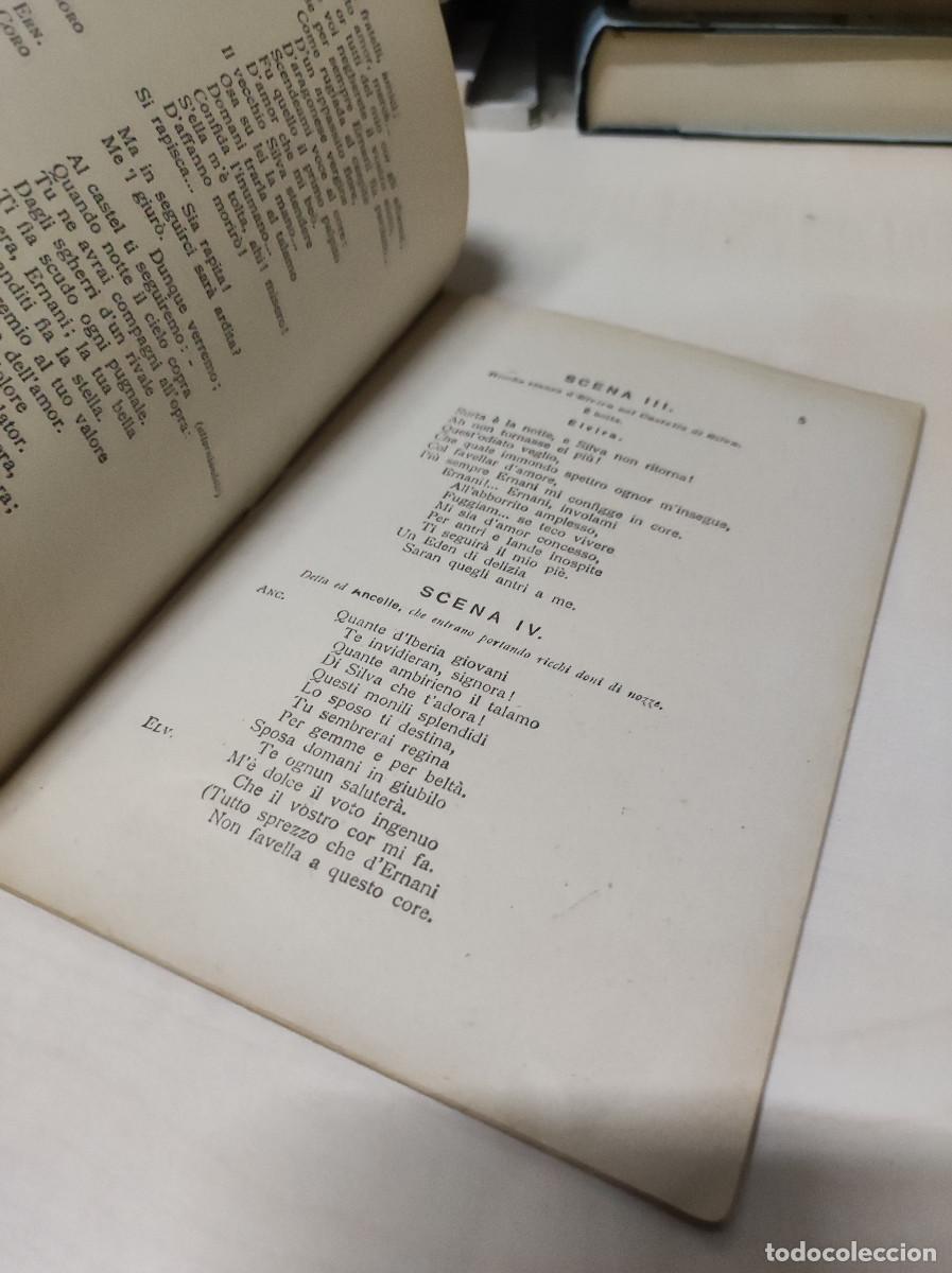 Libros antiguos: VERDI ERNANI - Foto 2
