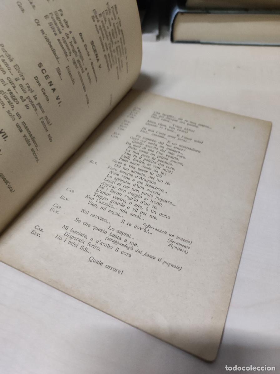 Libros antiguos: VERDI ERNANI - Foto 3