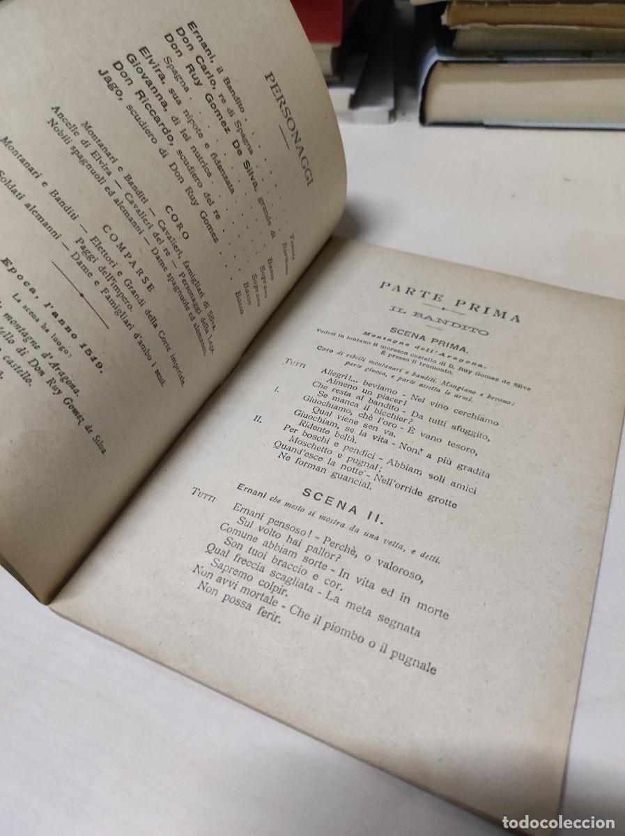 Libros antiguos: VERDI ERNANI - Foto 4