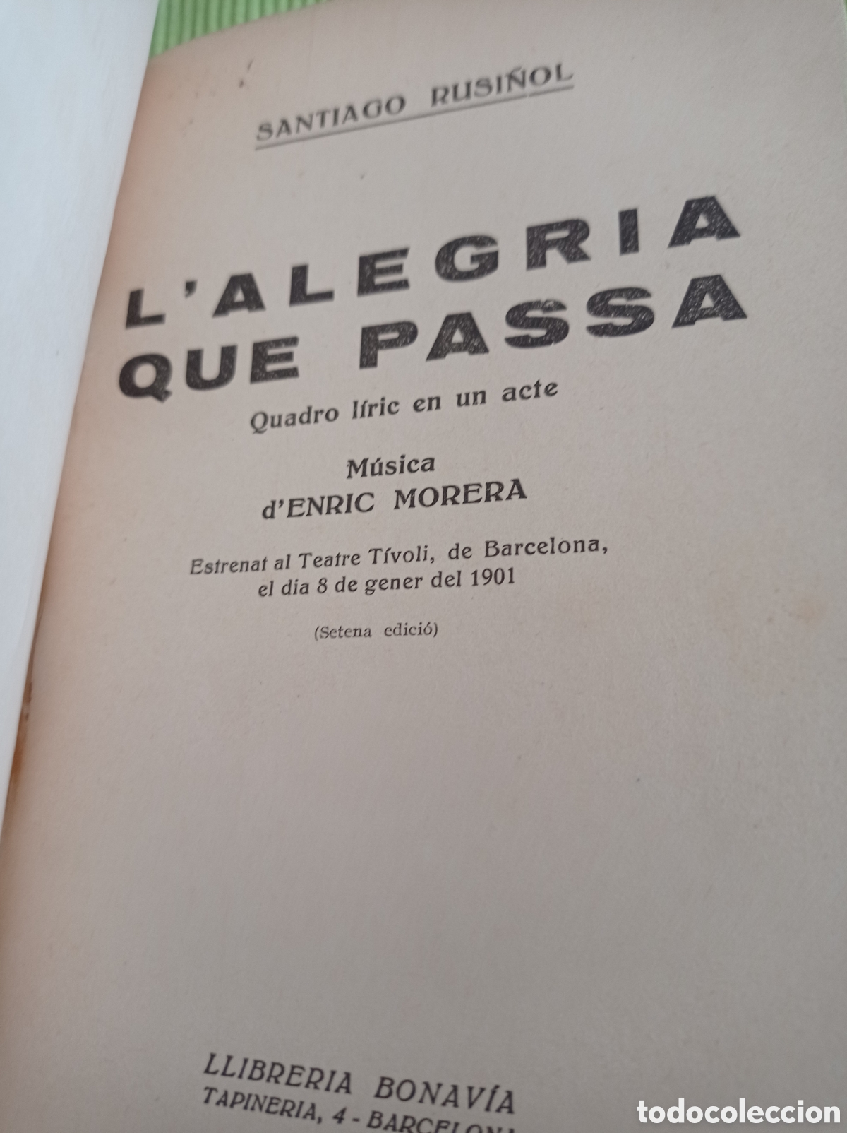 Libros antiguos: Lalegria que passa La nit de lamor - Foto 2