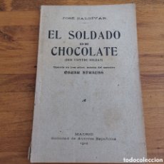 Libros antiguos: LIBRITO DE TEATRO EL SOLDADO DE CHOCOLATE 1914. Lote 374967589