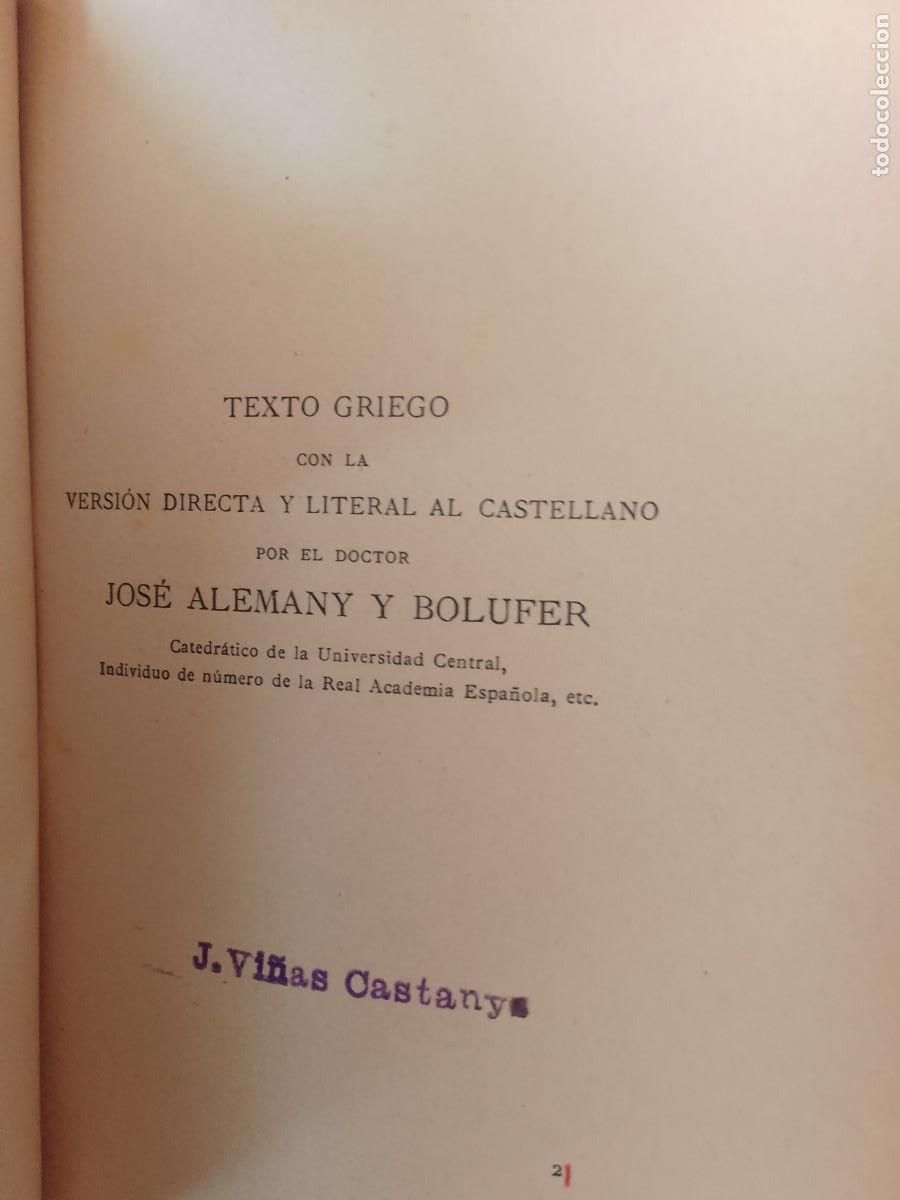 Libros antiguos: SOFOCLES. ELECTRA. LAVEN&Ccedil; 1912. - Foto 5