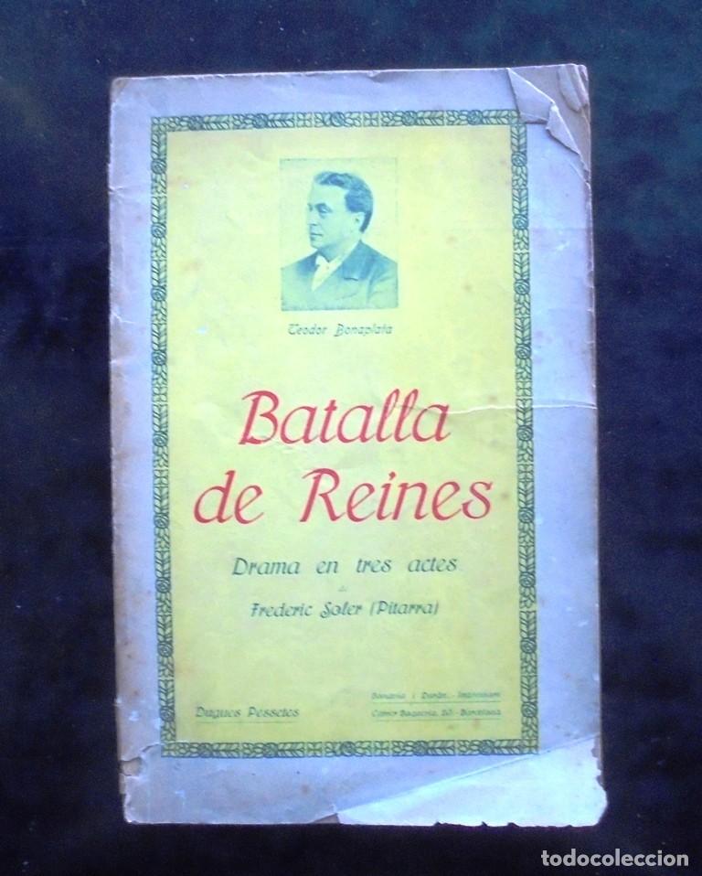 Libros antiguos: Batalla de reines Frederic Soler i Hubert 1917 - Foto 1