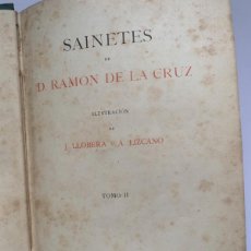 Libros antiguos: SAINETES DE D. RAMÓN DE LA CRUZ TOMOII, (BOLS 2). Lote 388137509