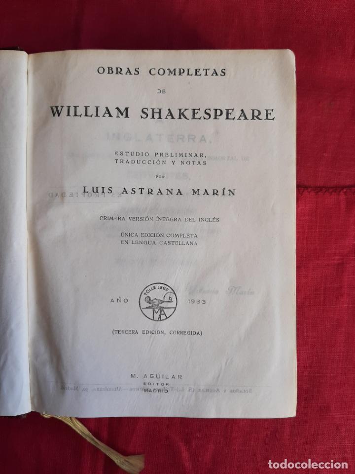 Libros antiguos: Obras Completas - Shakespeare, William - Foto 4