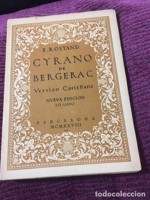 Libros antiguos: CYRANO DE BERGERAC. E.ROSTAND. 1928. - Foto 1