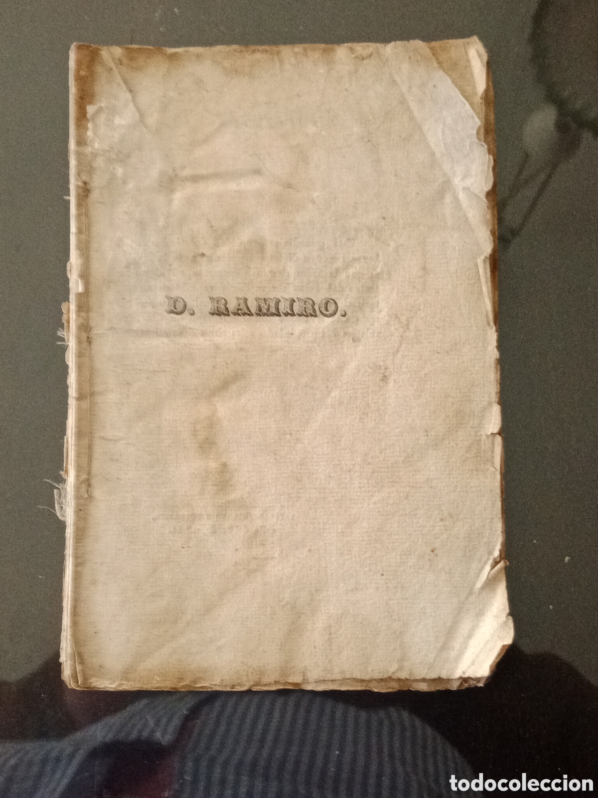 Libros antiguos: D. RAMIRO por Ger&oacute;nimo Moran - Foto 1